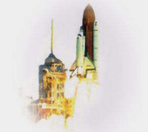 Launch of the Columbia space shuttle on July 8, 1994